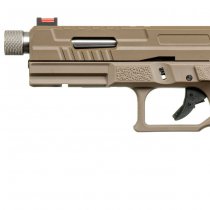 KJ Works KP-13F TBC Full Auto Gas Blow Back Pistol - Tan