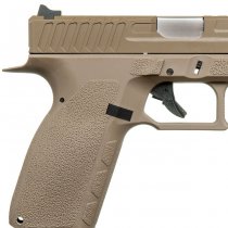 KJ Works KP-13F TBC Full Auto Gas Blow Back Pistol - Tan