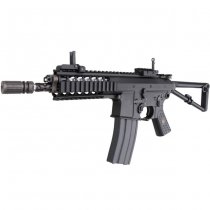 WE PDW 8 Inch Gas Blow Back Rifle - Black