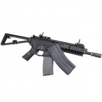 WE PDW 8 Inch Gas Blow Back Rifle - Black