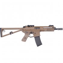 WE PDW 8 Inch Gas Blow Back Rifle - Tan