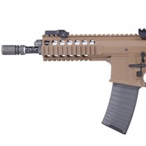 WE PDW 8 Inch Gas Blow Back Rifle - Tan