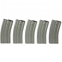 Specna Arms M4 120rds Metal Magazine Set - Grey