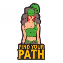 Helikon-Tex Find Your Path PVC Patch - Olive Green