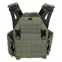 Warrior Low Profile Carrier Solid Sides V1 - Ranger Green - M