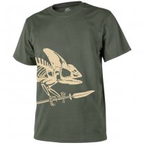 Helikon-Tex T-Shirt Full Body Skeleton - Olive Green - XL