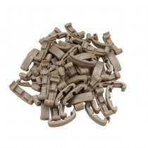 FMA Index Clips 60pcs - Dark Earth