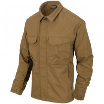 Helikon-Tex Woodsman Shirt - Coyote / Taiga Green A - S