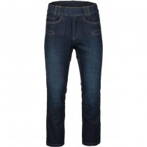 Helikon-Tex Greyman Tactical Jeans Slim - Denim Mid Dark Blue - S - Long