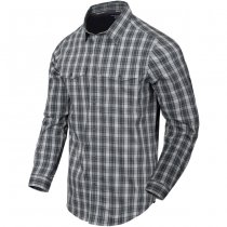 Helikon-Tex Covert Concealed Carry Shirt - Foggy Grey Plaid - S