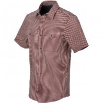 Helikon-Tex Covert Concealed Carry Short Sleeve Shirt - Dirt Red Checkered