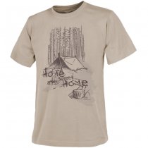 Helikon-Tex T-Shirt Home Sweet Home - Khaki - S