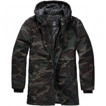 Brandit Grid-Camo Parka - Woodland - XL