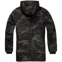 Brandit Grid-Camo Parka - Woodland - 3XL