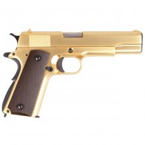 WE M1911 Gas Blow Back Pistol - Gold