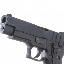 WE P226 Railed Gas Blow Back Pistol - Black