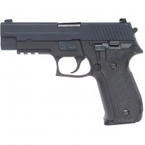 WE P226 Railed Gas Blow Back Pistol - Black