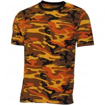 MFH Streetstyle T-Shirt - Urban Orange Camo