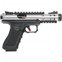 WE G Series Galaxy Gas Blow Back Pistol - Silver