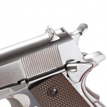 WE M1911A1 Gas Blow Back Pistol - Silver