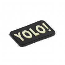 JTG YOLO Rubber Patch - Glow in the Dark