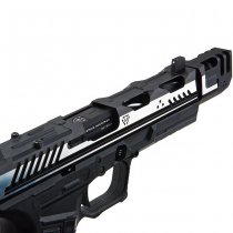 EMG Strike Industries ARK-17 Comp Gas Blow Back Pistol - Black / Silver