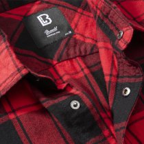 Brandit Checkshirt Sleeveless - Red / Black - L