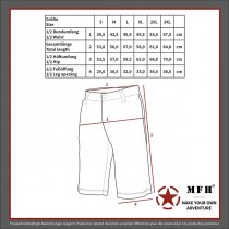 MFH BW Bermuda Shorts Side Pockets  - AT Digital - 2XL