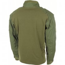 MFHHighDefence US Tactical Shirt Long Sleeve - Olive - 2XL