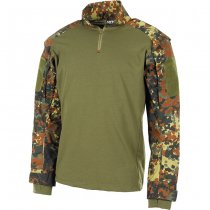 MFHHighDefence US Tactical Shirt Long Sleeve - Flecktarn - L