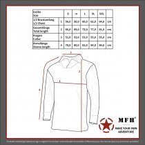 MFHHighDefence US Tactical Shirt Long Sleeve - Operation Camo - L