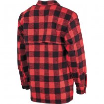 FoxOutdoor Lumberjack Shirt - Red & Black Plaid - 3XL