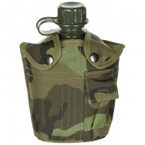 MFH US Canteen & Cover 1 l - M95 CZ Camo