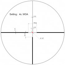 Vector Optics Continental 1-8x24 ED  Riflescope - Black