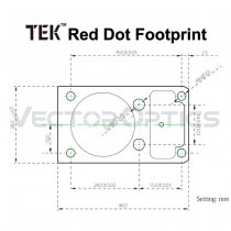 Vector Optics TEK Red Dot Sight Offset Picatinny Mount