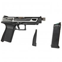 G&G GTP9 MS Gas Blow Back Pistol - Silver