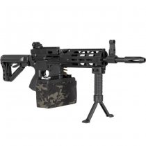 G&G CM16 LMG 0.5J AEG - Stealth