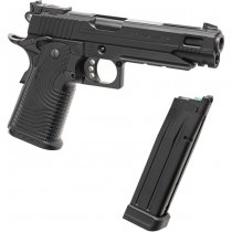 G&G GPM1911 CP MS Mk I Gas Blow Back Pistol - Black