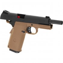 KJ Works KP-11 Gas Blow Back Pistol - Tan