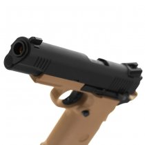 KJ Works KP-11 Gas Blow Back Pistol - Tan