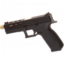 KJ Works KP-13 TBC Custom Gas Blow Back Pistol - Black