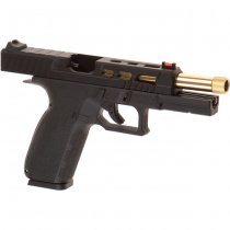 KJ Works KP-13 TBC Custom Gas Blow Back Pistol - Black