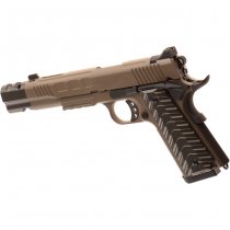 KJ Works KP-16 Gas Blow Back Pistol - Tan