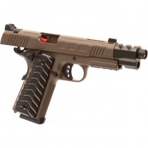 KJ Works KP-16 Gas Blow Back Pistol - Tan