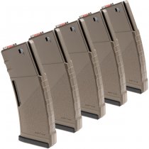 Krytac M4 150rds Magazine 5-Pack - Dark Earth