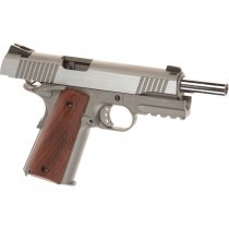 KWC TAC 1911 Co2 Blow Back Pistol - Silver