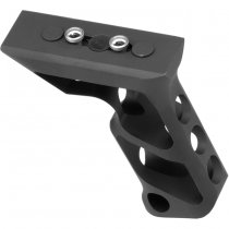 METAL CNC Long Angled Grip Keymod - Black