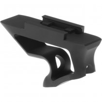 METAL CNC Picatinny Short Angled Grip - Black