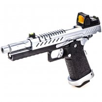 Vorsk Hi-Capa 5.1 & BDS Gas Blow Back Pistol - Chrome