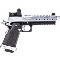 Vorsk Hi-Capa 5.1 & BDS Gas Blow Back Pistol - Chrome